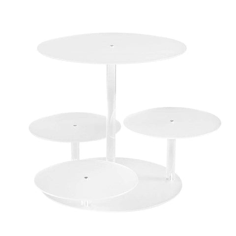 Cake Stand Acrylic Holder Display Round Clear Wedding Party