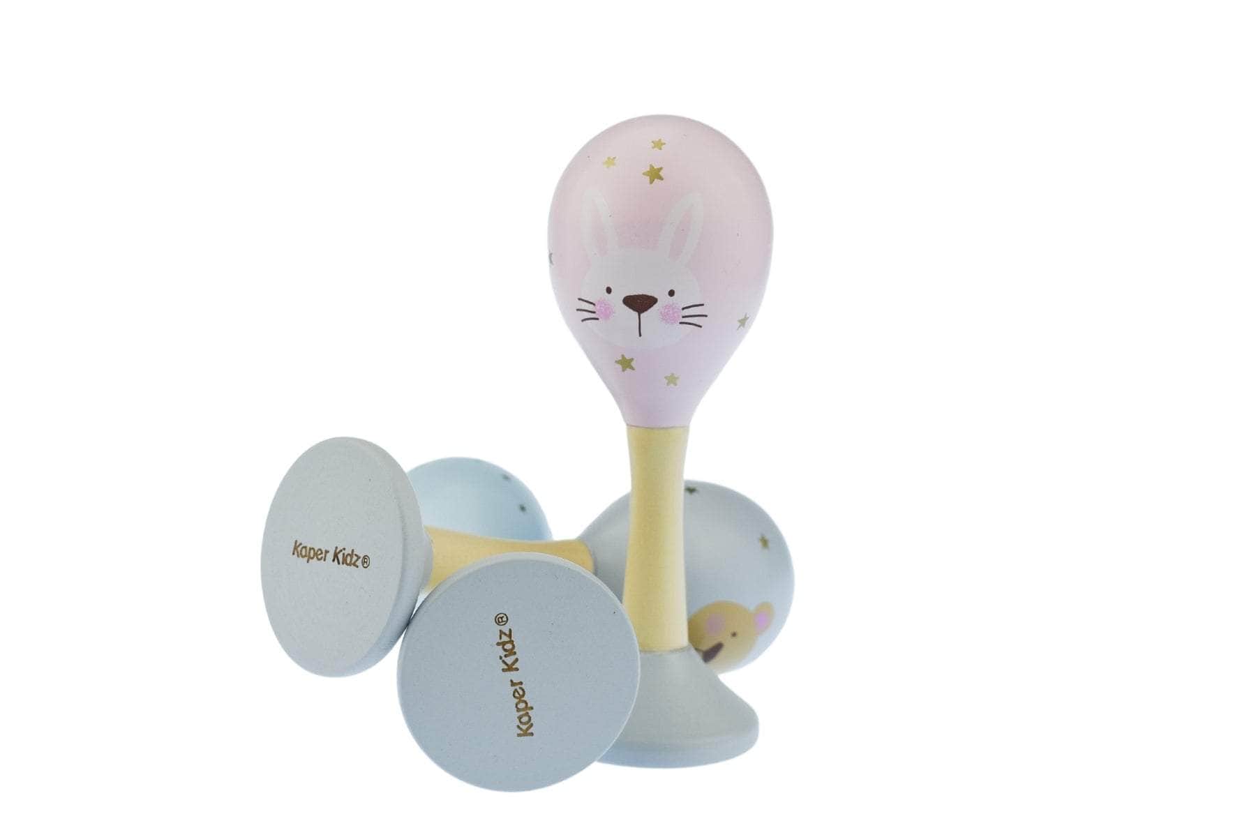 Calm & Breezy Baby Animal Maraca Set Of 3Pcs