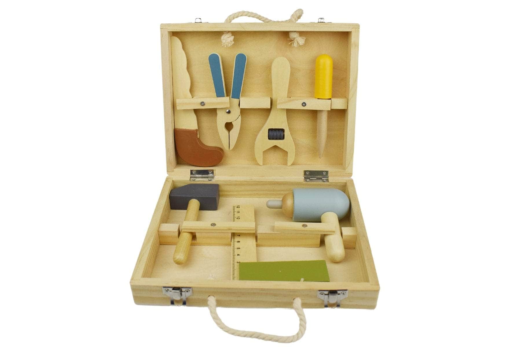 Calm & Breezy Wooden Kids Toolbox Boxed