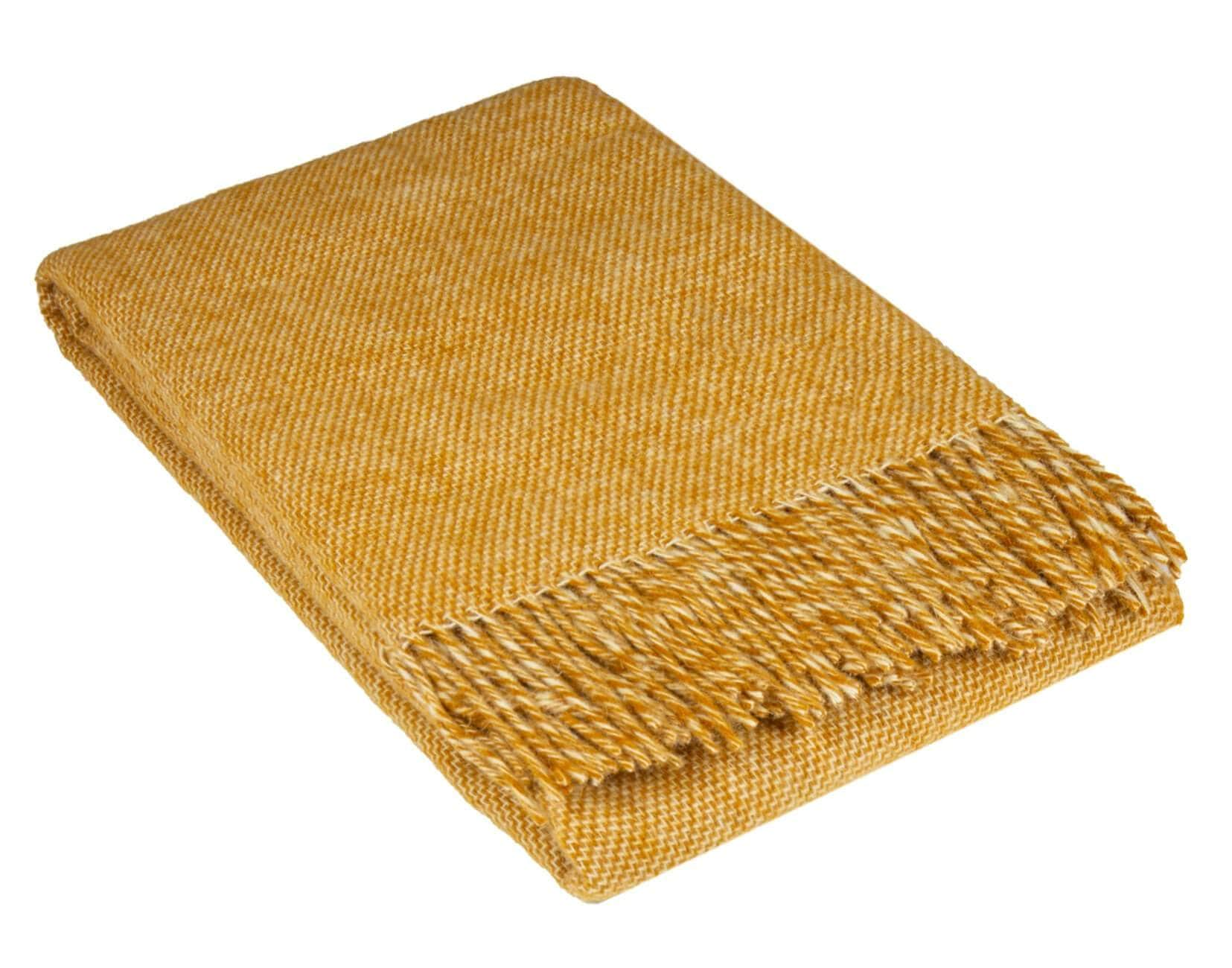 Cambridge Throw,100% Nz Wool Navy/Natural/Mustard/Silver