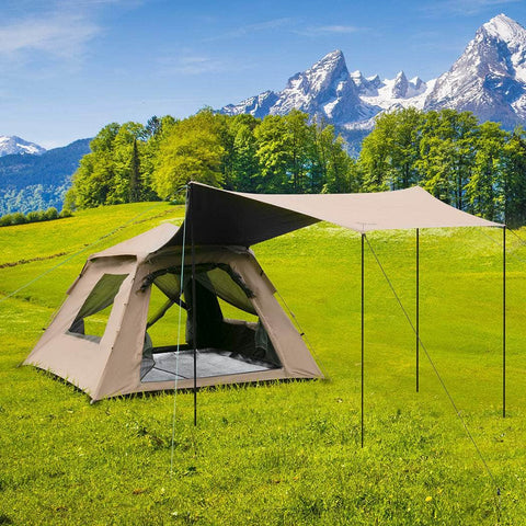 Camping Fun with Automatic Pop-Up Canopy Tent