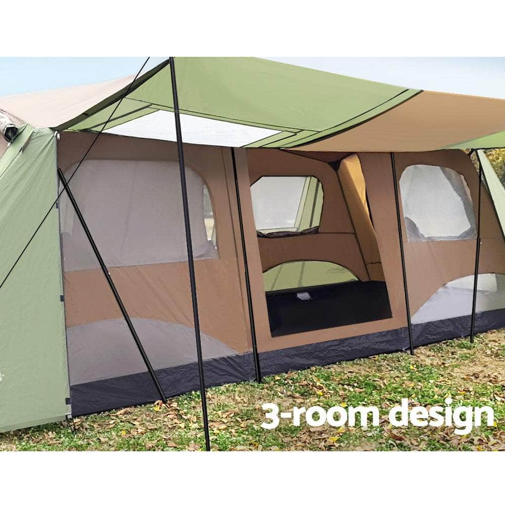 Camping Tent  Instant Up 10 Person Family Hiking Oasis