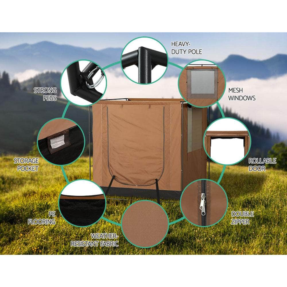 Camping Tent Suv Car Side Awning 2X2M Canopy Outdoor Portable 4Wd
