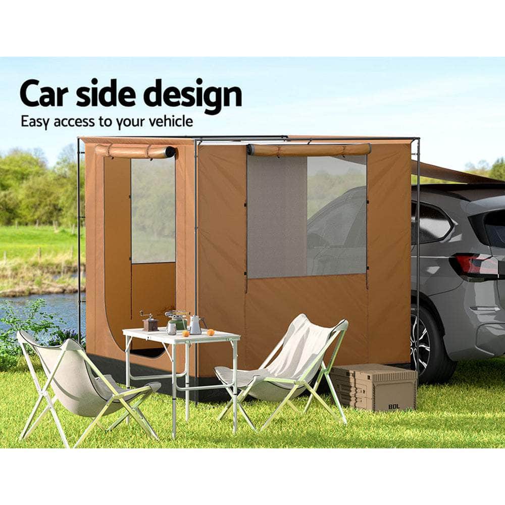 Camping Tent Suv Car Side Awning 2X2M Canopy Outdoor Portable 4Wd