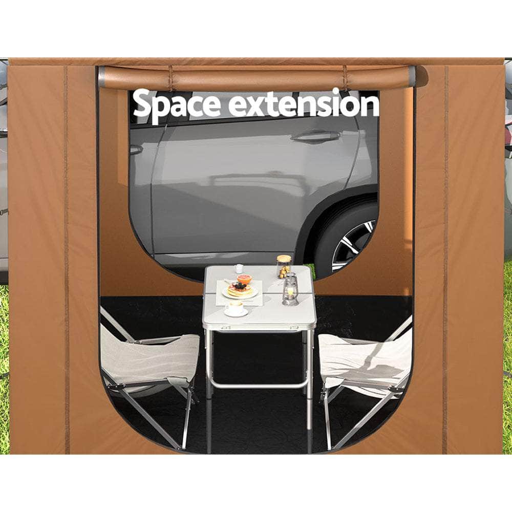 Camping Tent Suv Car Side Awning 2X2M Canopy Outdoor Portable 4Wd