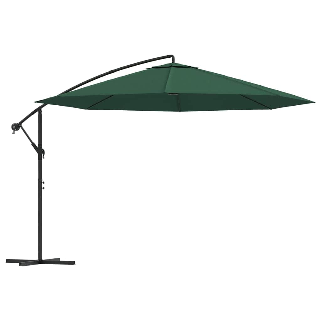 Cantilever Umbrella 3.5 m Green - Simple deals