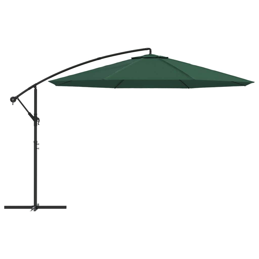 Cantilever Umbrella 3.5 m Green - Simple deals