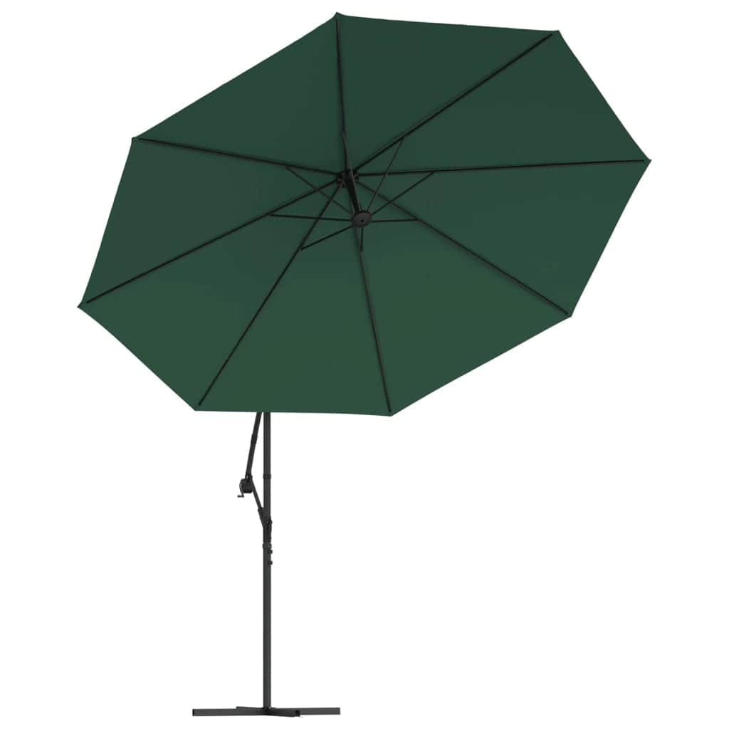 Cantilever Umbrella 3.5 m Green - Simple deals