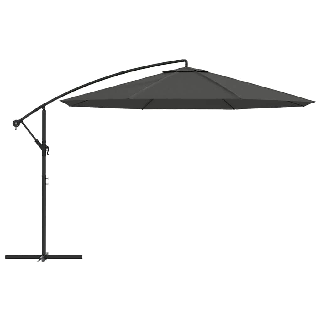 Cantilever Umbrella with Aluminium Pole 350 cm Anthracite - Simple deals