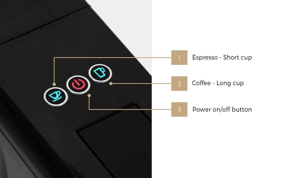 Capsule Coffee Machine 19 Bars 3-in-1 Nespresso Cafe Maker
