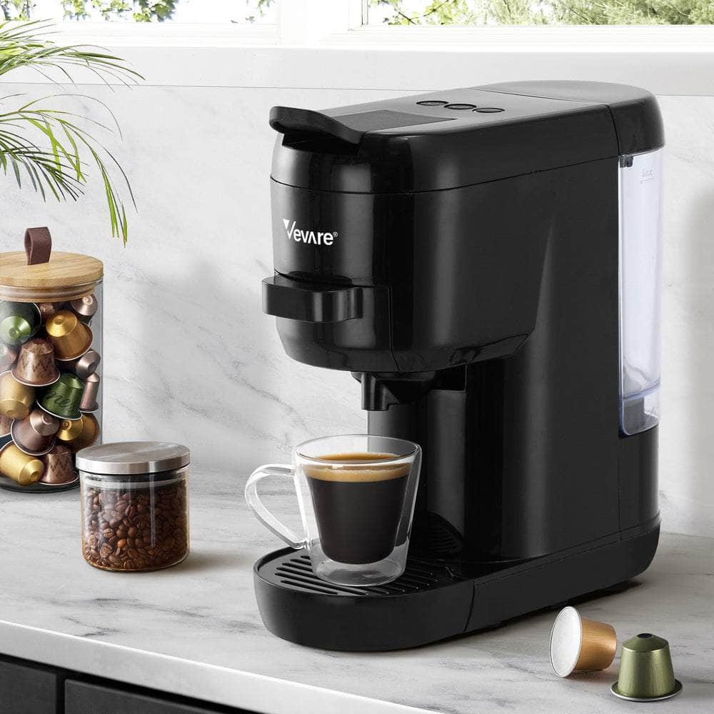Capsule Coffee Machine 19 Bars 3-in-1 Nespresso Cafe Maker