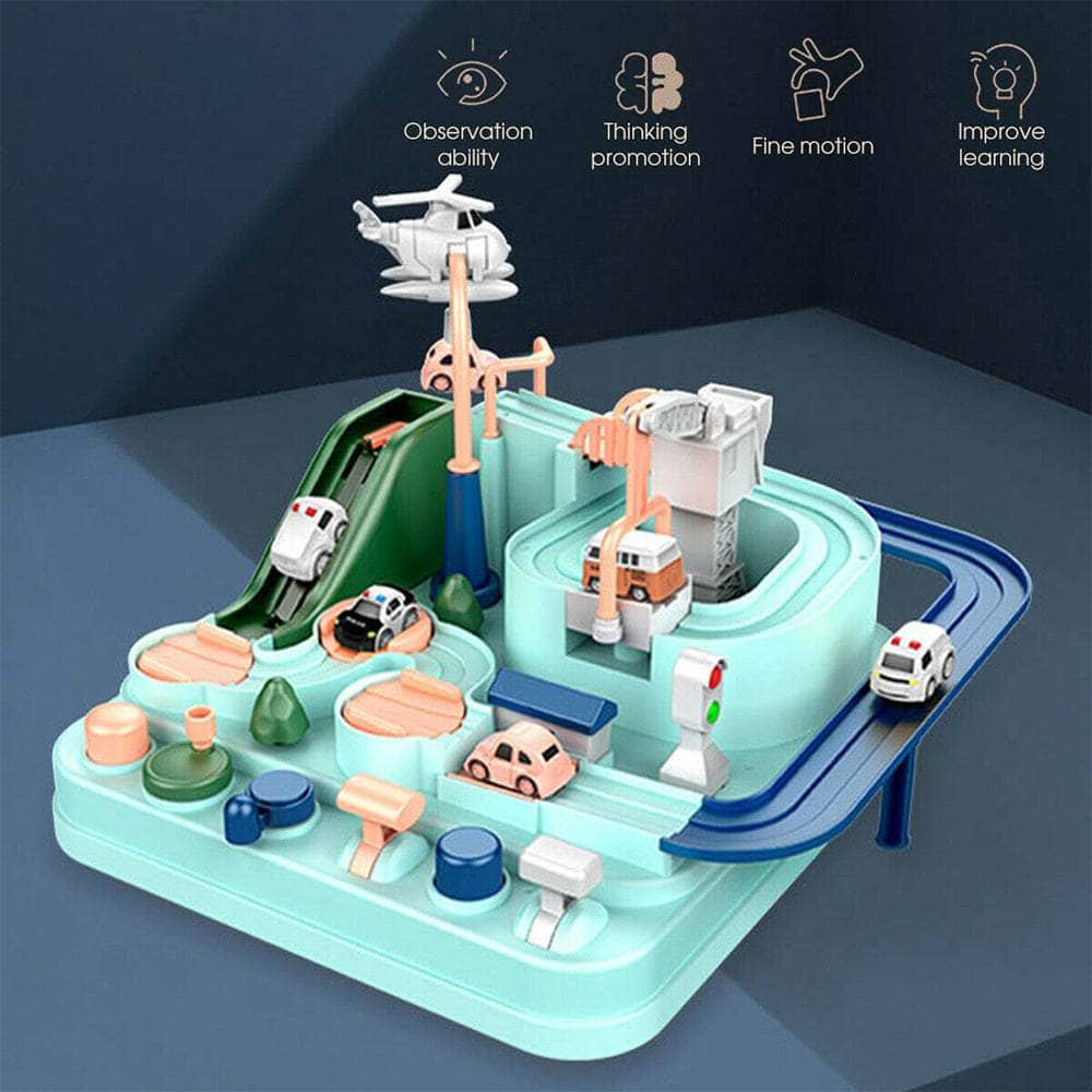 Car Adventure Game Rescue Squad Adventure Rail Model Racing