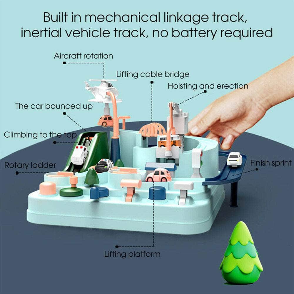 Car Adventure Game Rescue Squad Adventure Rail Model Racing