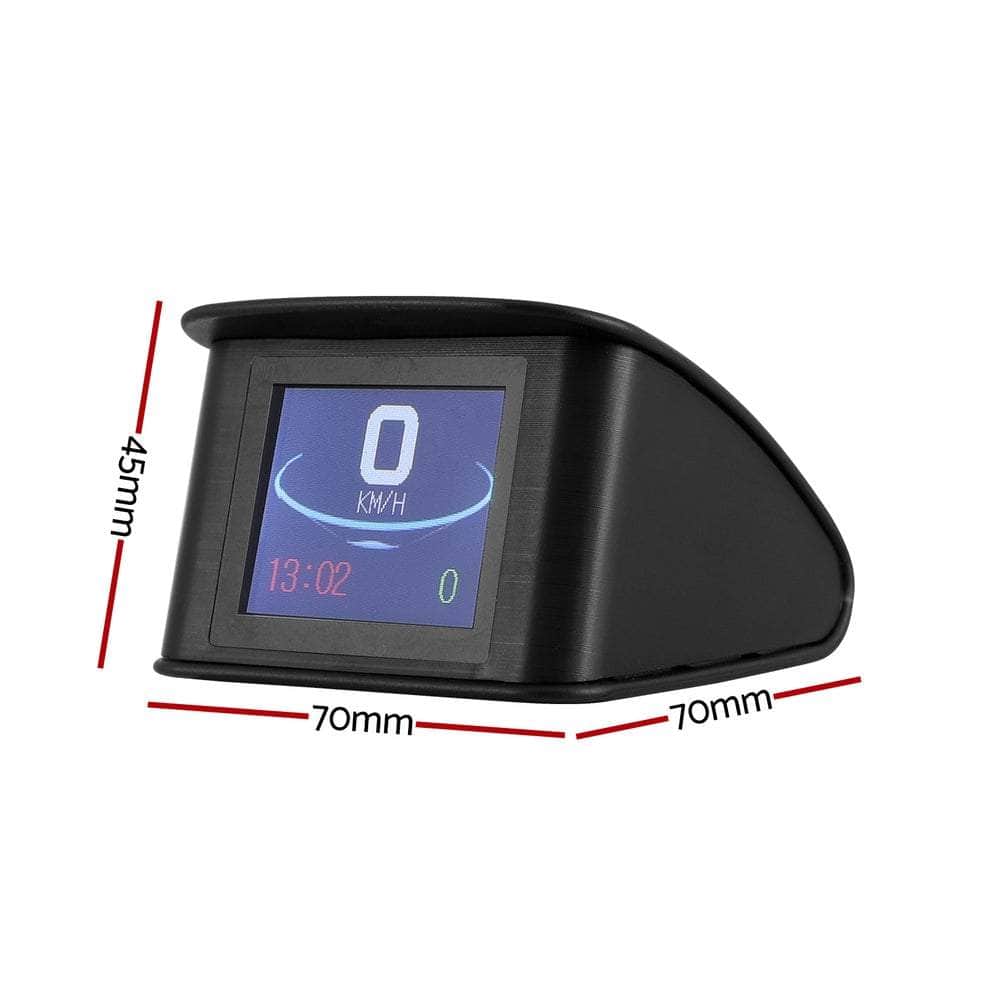 Car Digital Gps Speedometer Heads Up Display Overspeed Warning Alarm