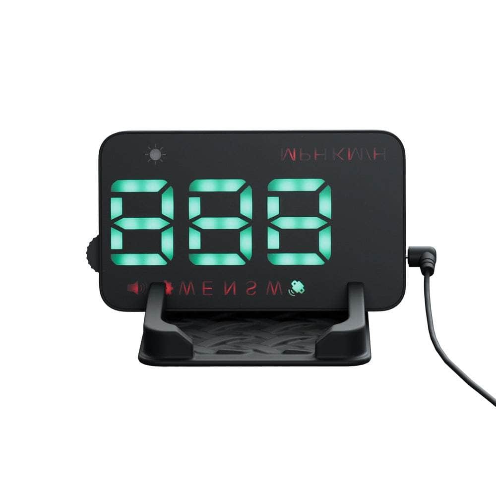 Car Digital Gps Speedometer Heads Up Display Overspeed Warning Alarm