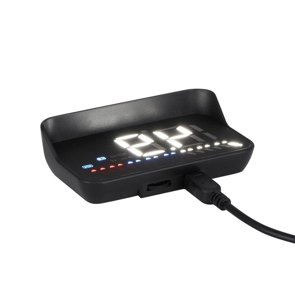 Car Digital Gps Speedometer Heads Up Display Overspeed Warning Alarm