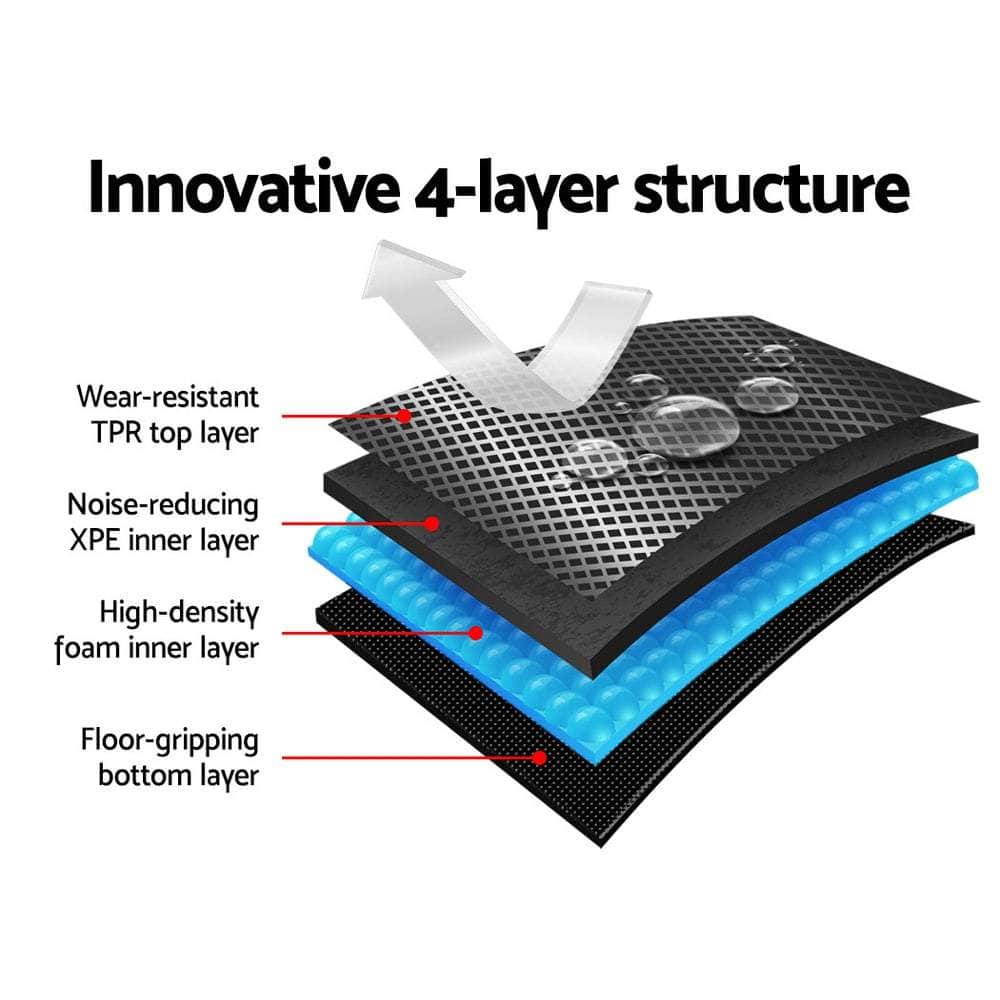 Car Floor Mats Rubber Compatible For Mazda Bt50 Dual Crew Cab