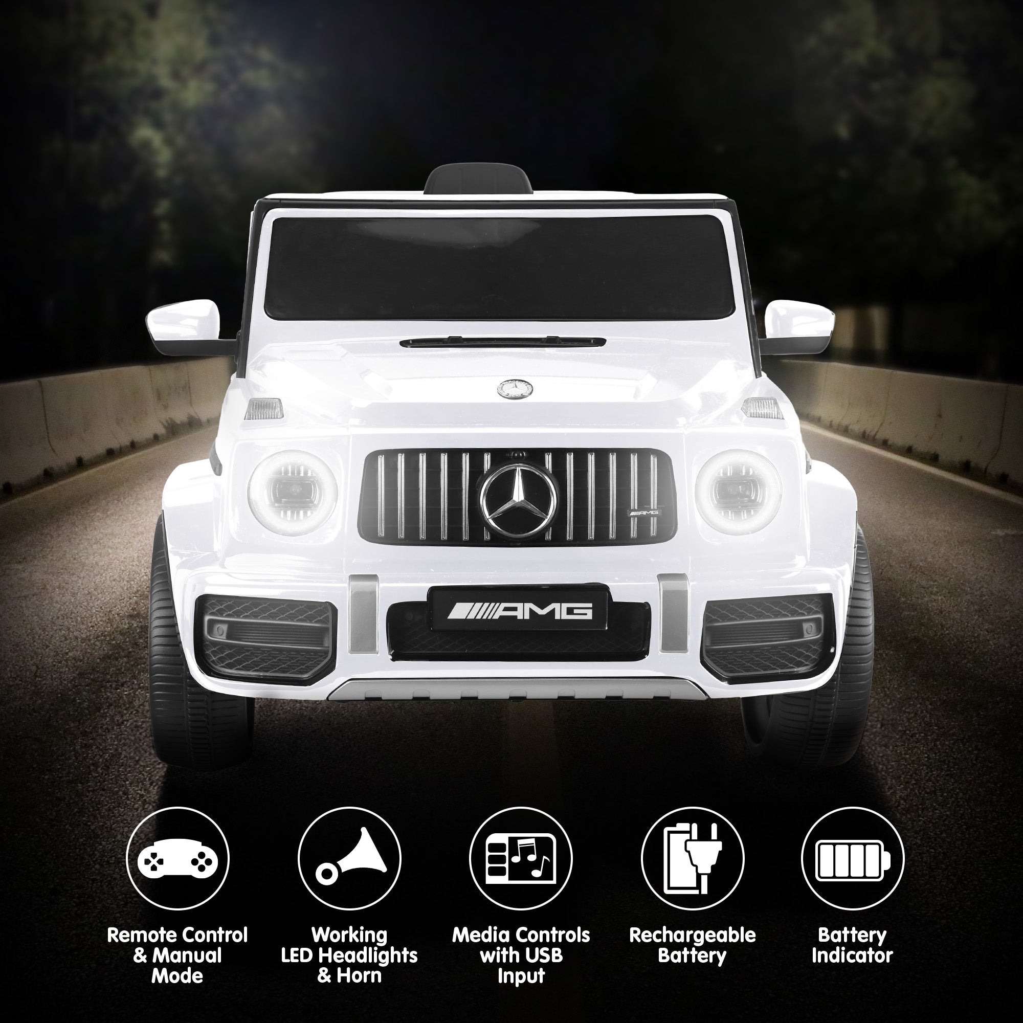 Mercedes AMG G63 Kids Electric Ride On Car | Simpledeals