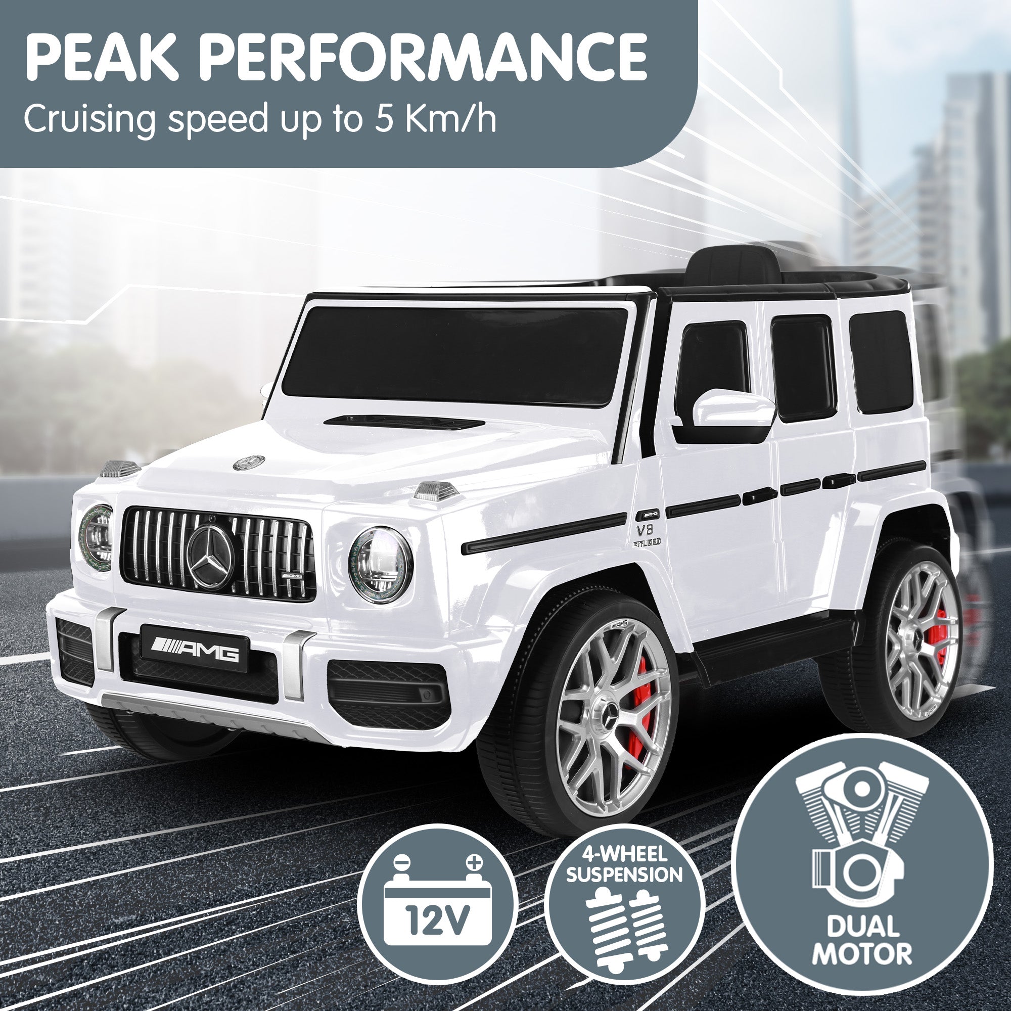 Mercedes AMG G63 Kids Electric Ride On Car | Simpledeals