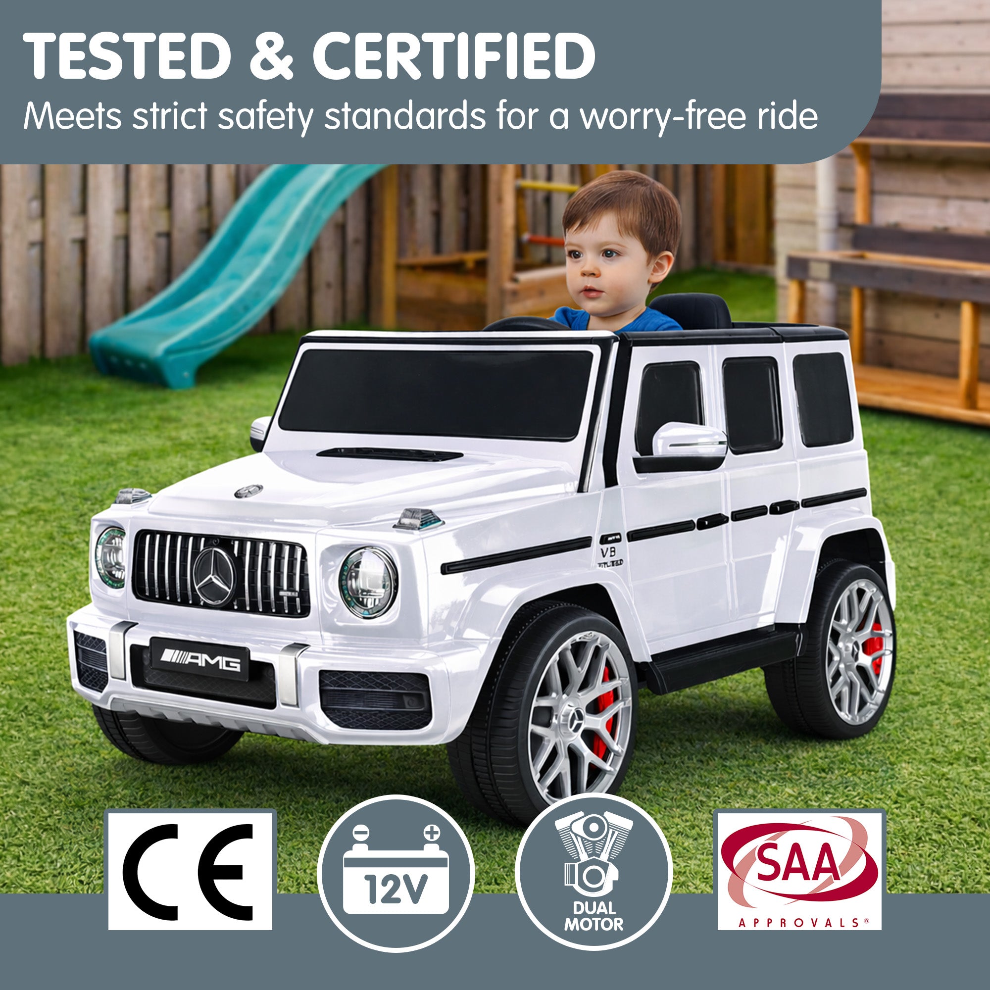 Mercedes AMG G63 Kids Electric Ride On Car | Simpledeals