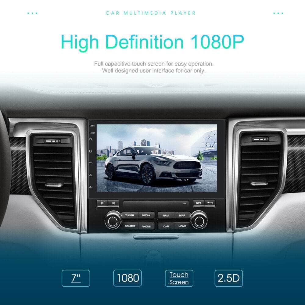 Car GPS Radio: 2 Din Android/Ios Carplay