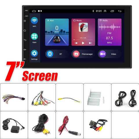 Car GPS Radio: 2 Din Android/Ios Carplay