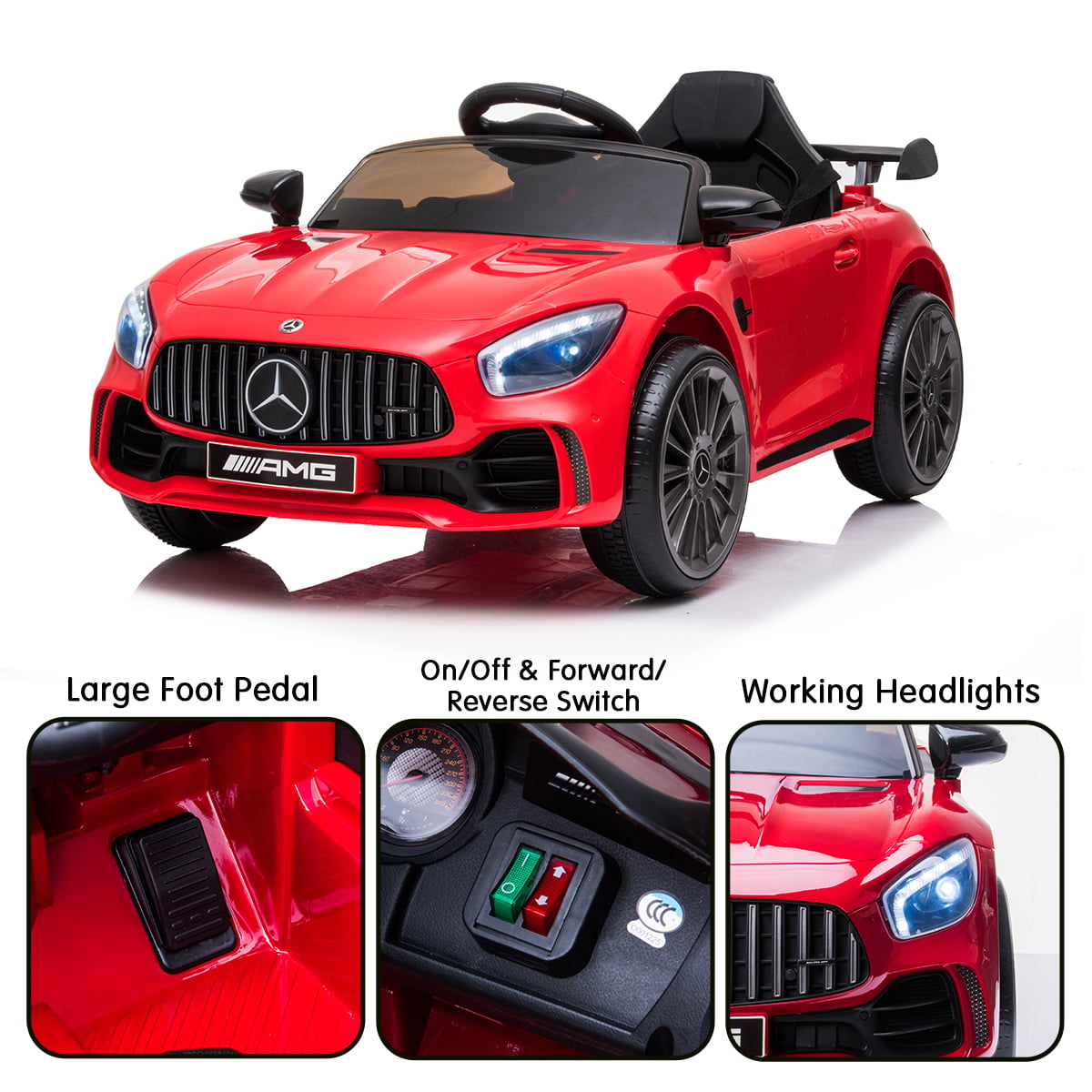 Electric Ride Car Red 2x15cm