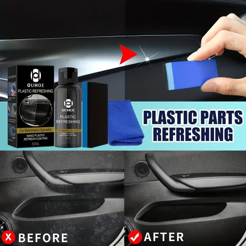Car Plastic Revitalizing Coating Nano Plastic parts Refurbish Agent 30ml/50ml