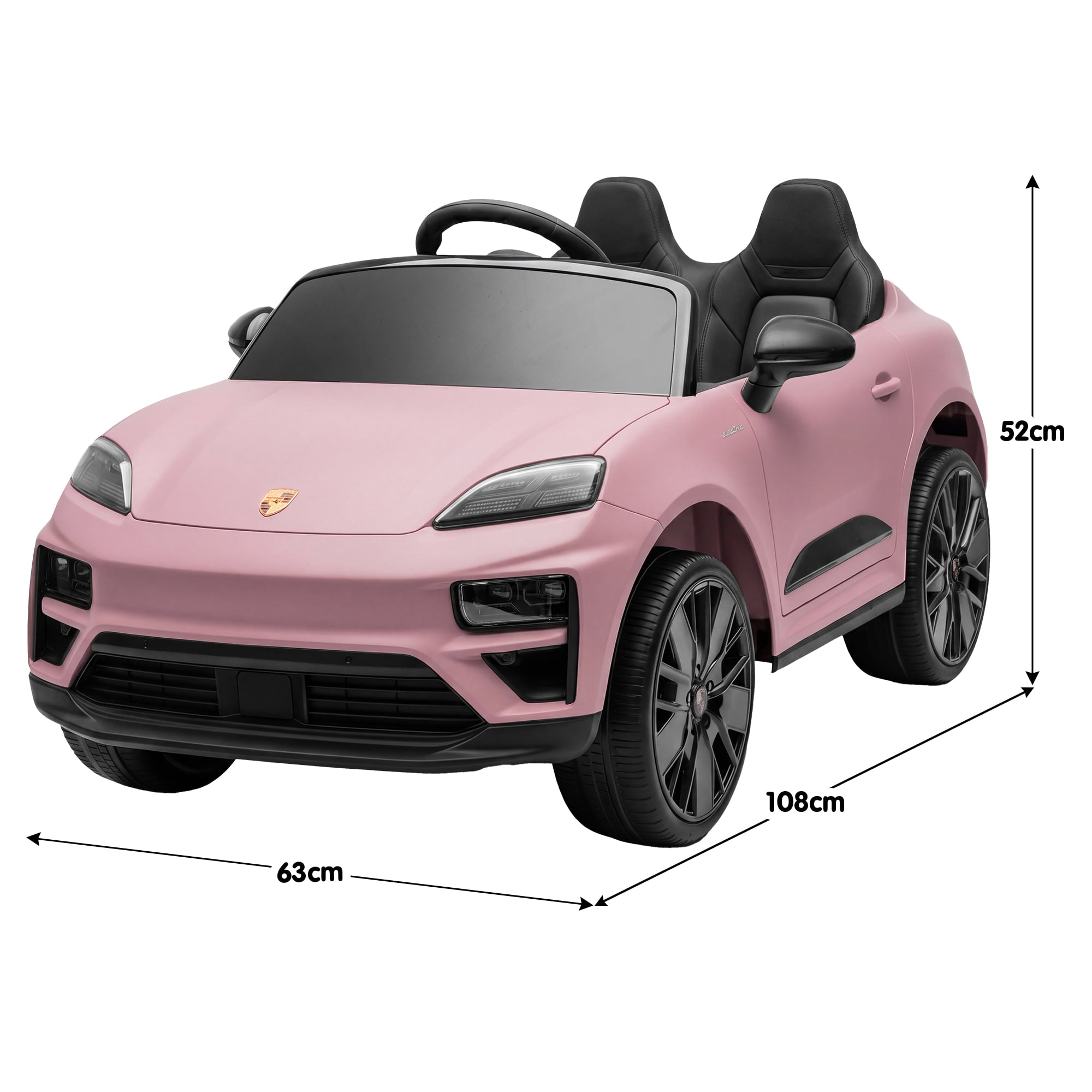 Pink car 108x63x52cm, detail