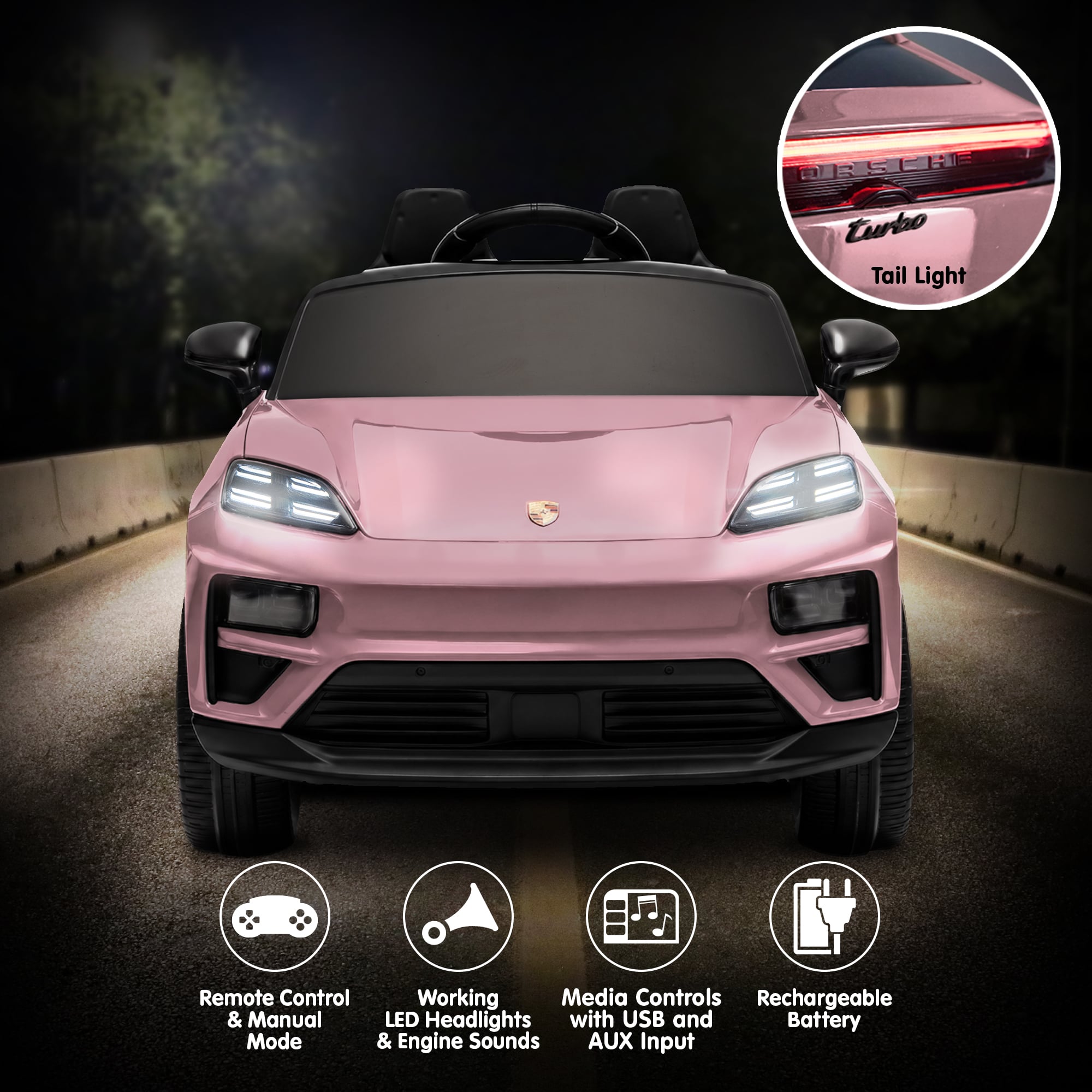 Pink car 108x63x52cm