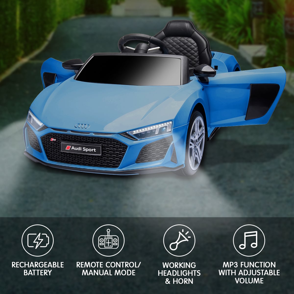 Electric Ride Car Blue 2x15cm