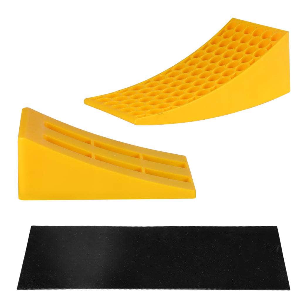 Caravan Levelling Ramps Wheel Chocks Kit