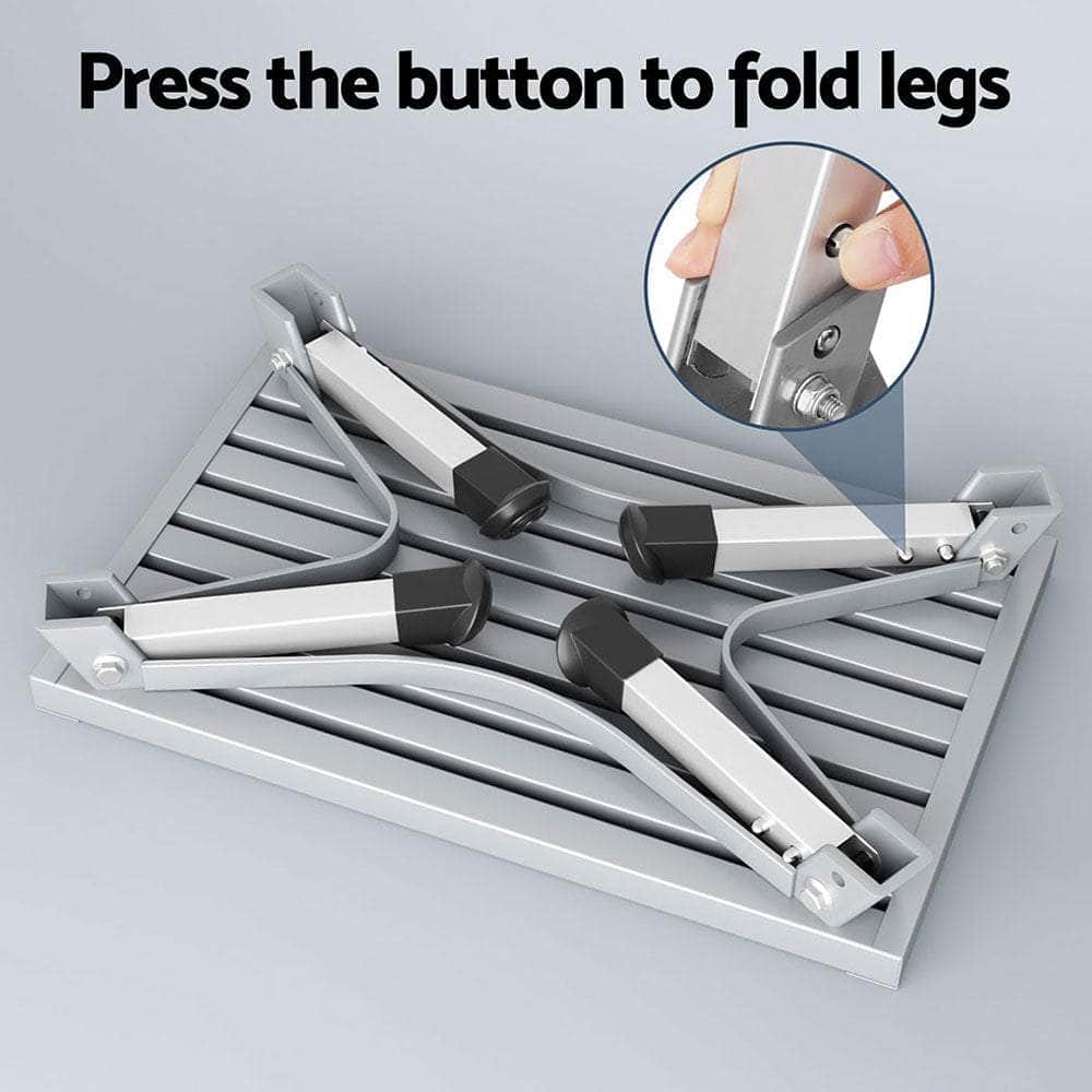 Caravan Step Folding Aluminium Step Ladder Stool