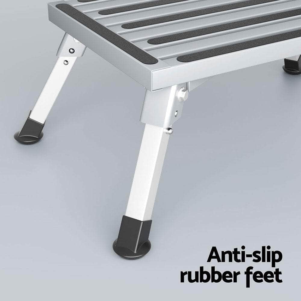Caravan Step Folding Aluminium Step Ladder Stool