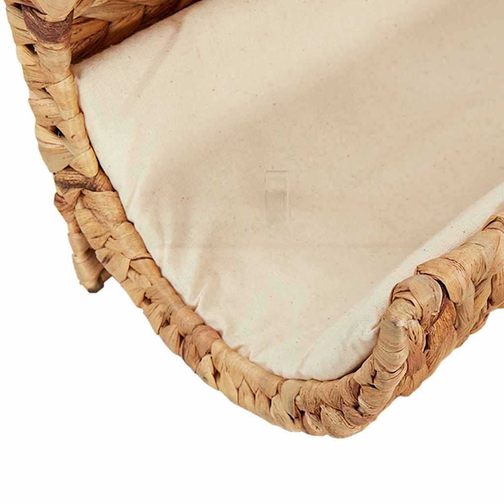 Cat Bed with Cushion Water Hyacinth