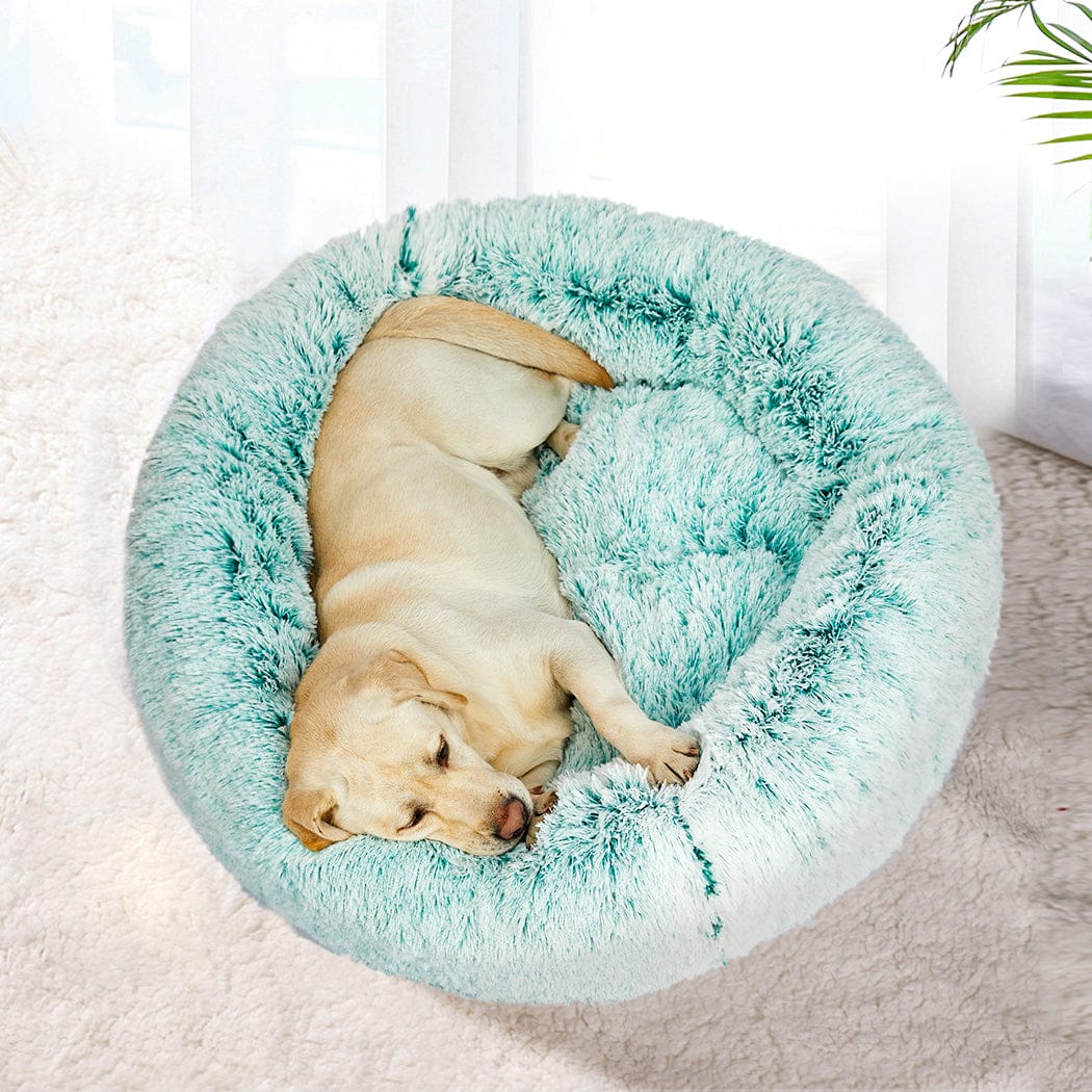 Pet Bed Cat Dog Donut Nest Calming M Teal Medium | SC2 id