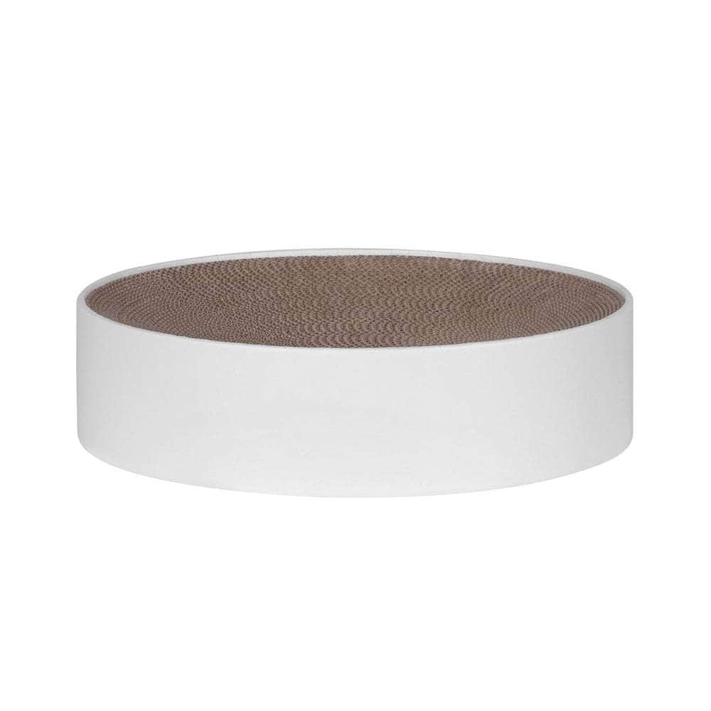 Cat Scratching Board Scratcher Cardboard Kitten Indoor Round Bed Catnip
