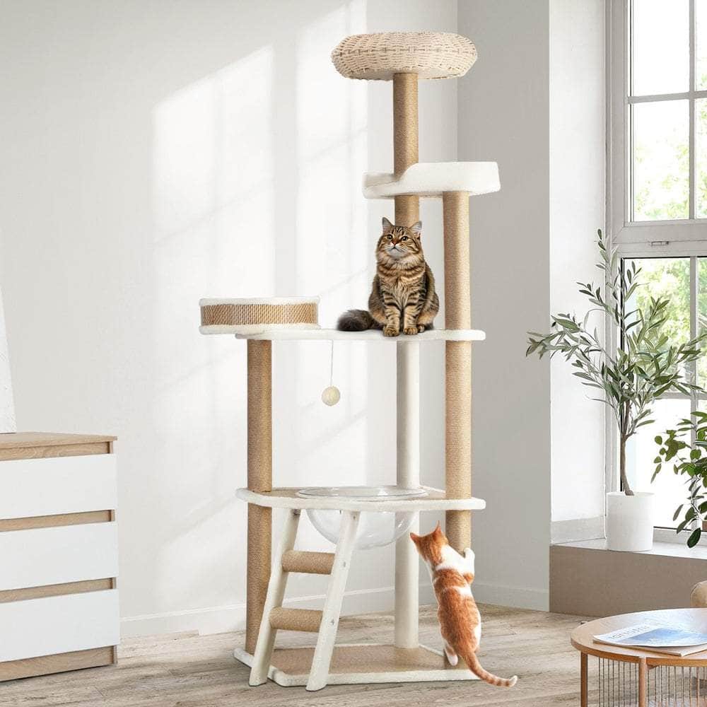 Cat Tree Rattan