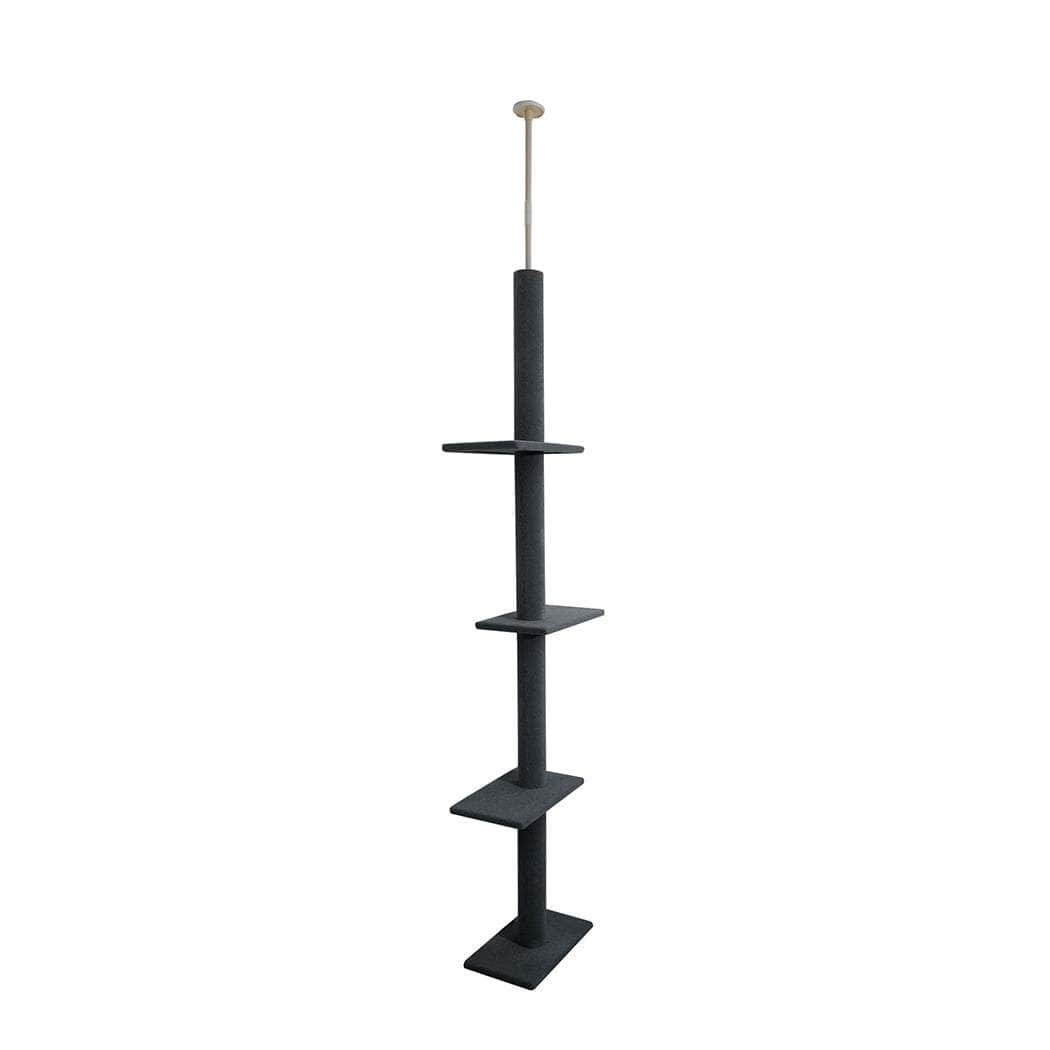 Cat Tree Scratching Post Scratcher Tower Condo House Furniture Ceiling High Grey