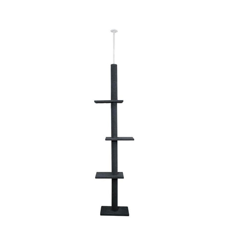Cat Tree Scratching Post Scratcher Tower Condo House Furniture Ceiling High Grey