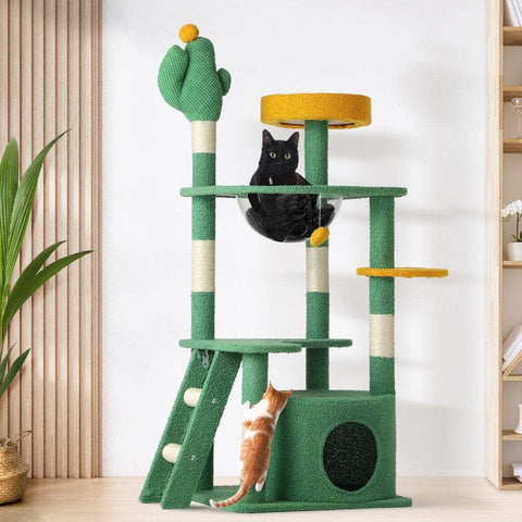 Cat Tree Tower Scratching Post 130cm Furniture Scratcher Pet Condo House