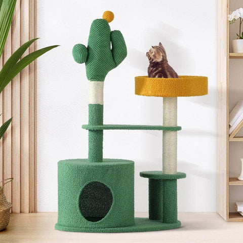Cat Tree Tower Scratching Post 96cm Furniture Scratcher Pet Condo Bed