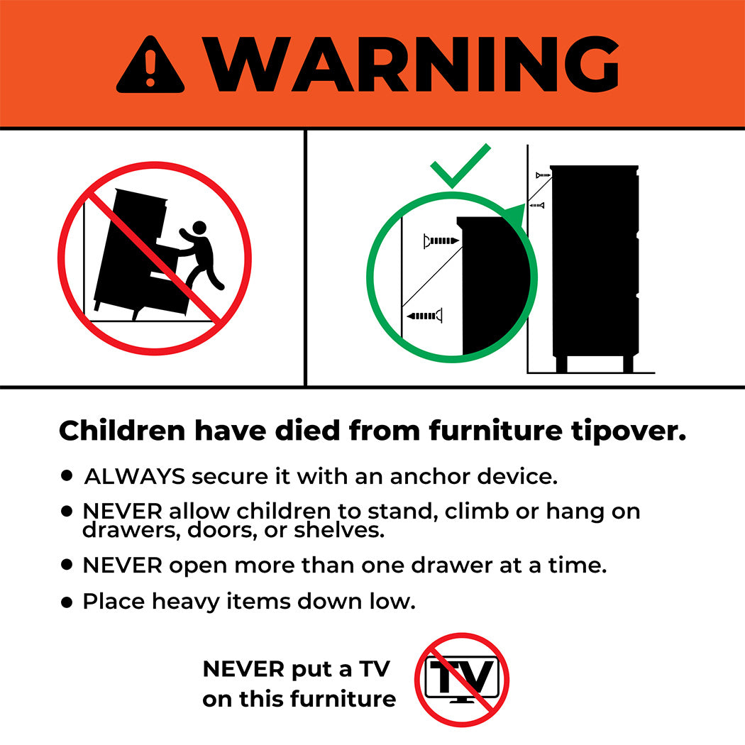 5 Drawer Storage Office Cabinet Black Office Filing Drawer Unit