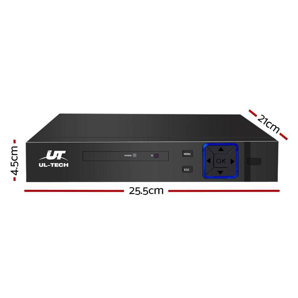 CCTV 4CH DVR 1080P Secure Your Space with 5in1 Recorder - 4TB Power