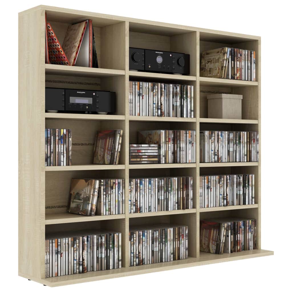 CD Cabinet Sonoma Oak Chipboard