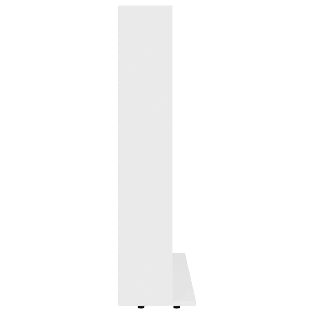 CD Cabinet White Chipboard