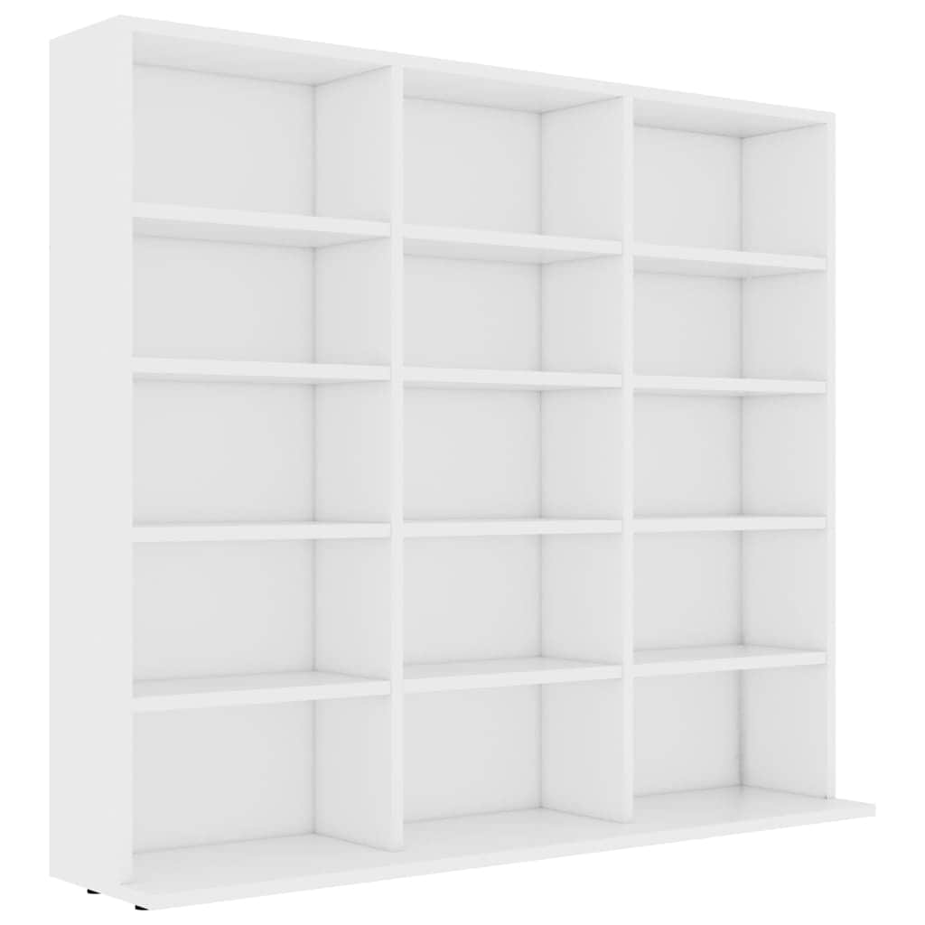 CD Cabinet White Chipboard