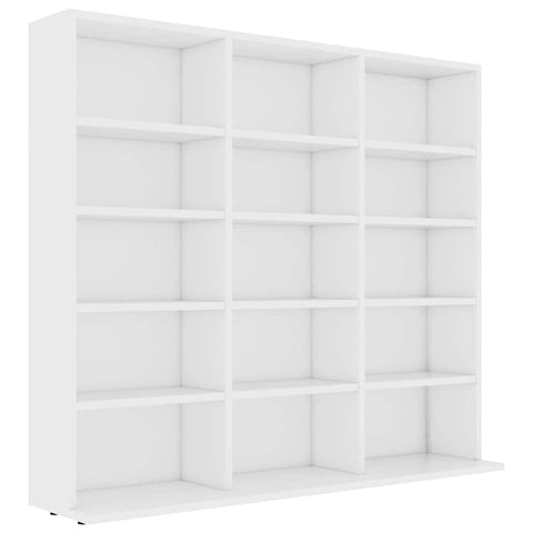 CD Cabinet White Chipboard