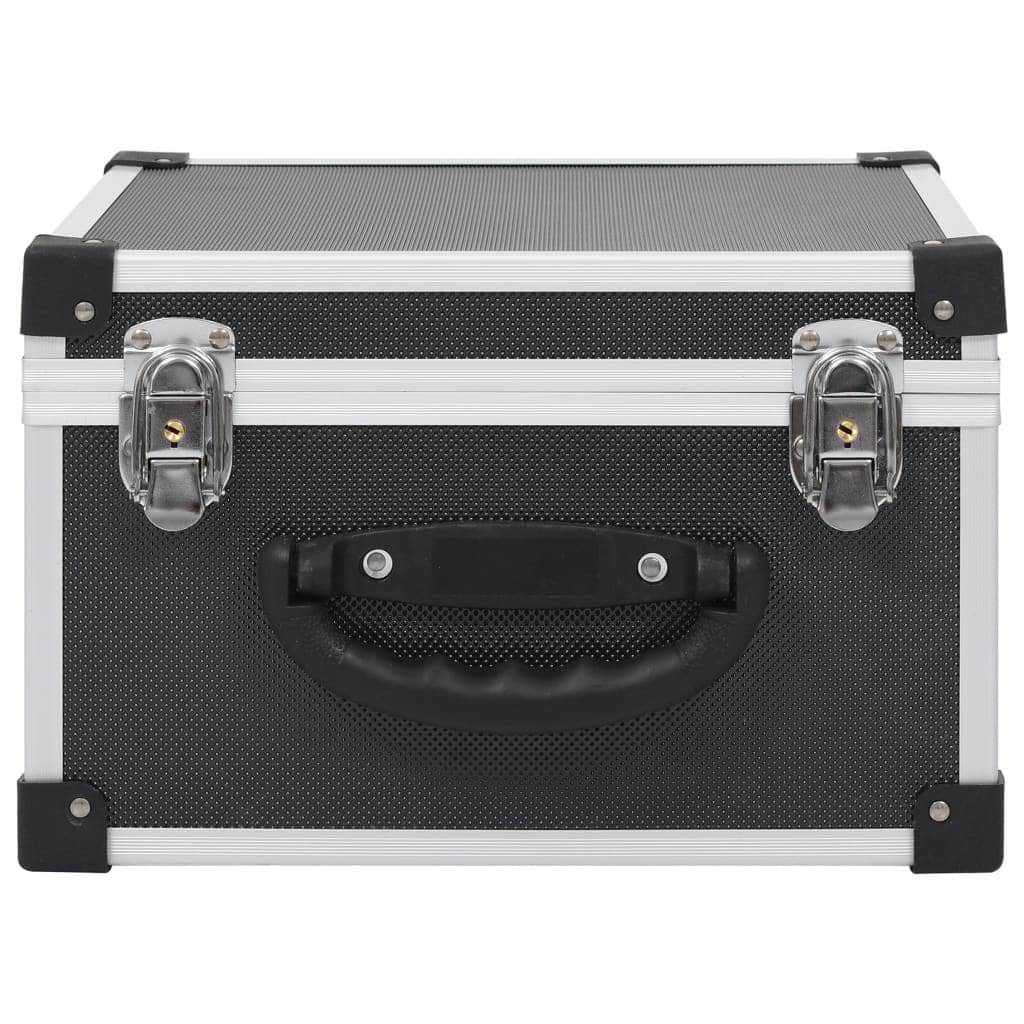 CD Case for 40 CDs Aluminium ABS Black
