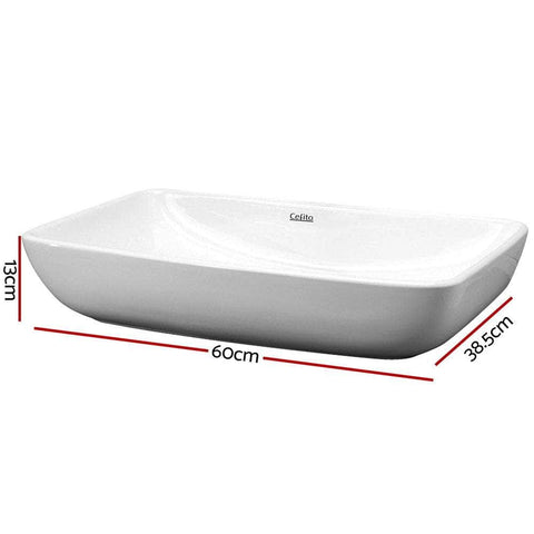 Bathroom Basin Ceramic Vanity Sink Hand Wash Bowl Jumbo